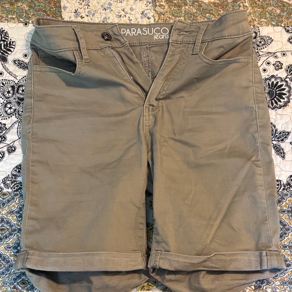 Parasuco Men's Khaki Jean Shorts